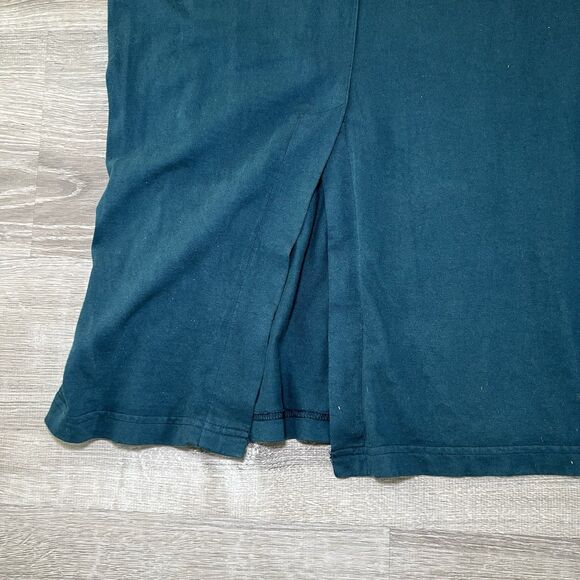 Vintage Blue Cactus Tank Top Maxi Dress Womens Size XL Blue Tribal Native USA - Picture 10 of 10